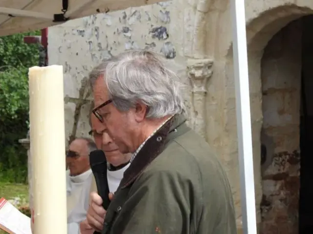 Homme âgé en gros plan